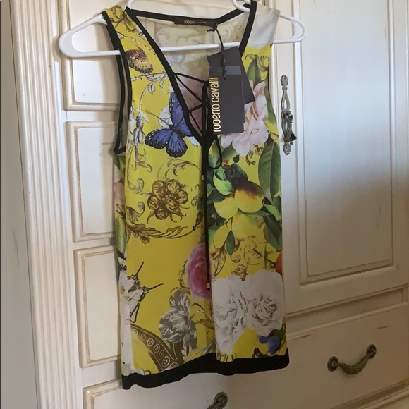 Roberto Cavalli Top Blouse New $750 Authentic - Picture 7 of 8